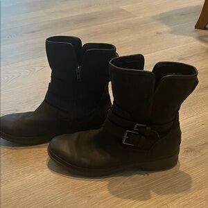 UGG Black Moto Boots for Women